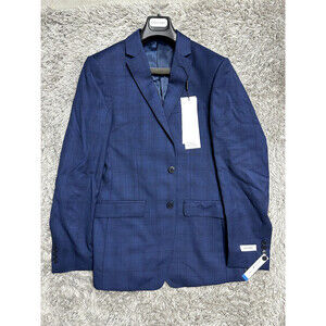 Calvin Klein Men's Mancuso Extra Slim Fit Blazer In Blue Size 40 L